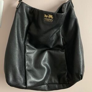 Coach leather hobo bag